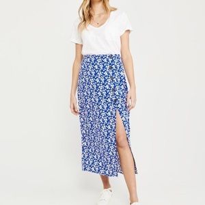 Abercrombie Maxi Front Botton Skirt